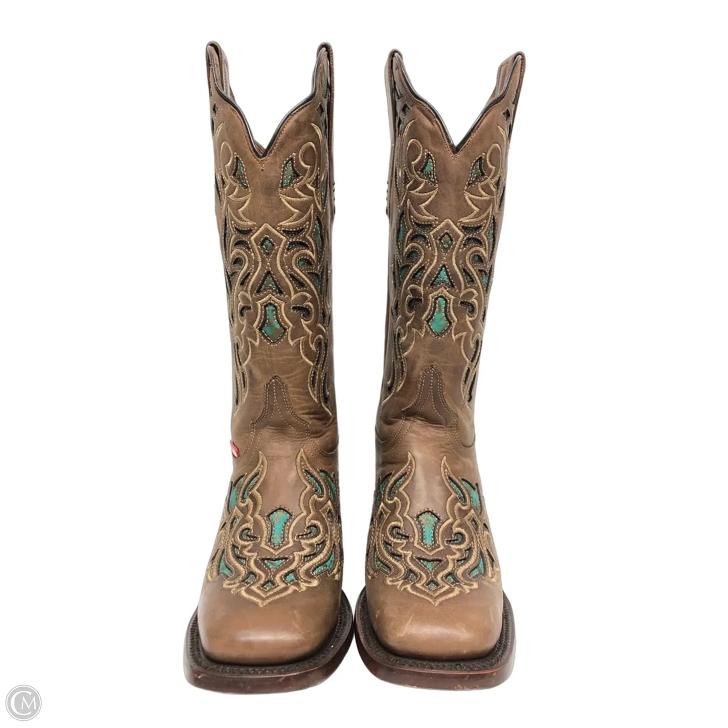 Boots Western By Cma In Brown & Green, Size: 6