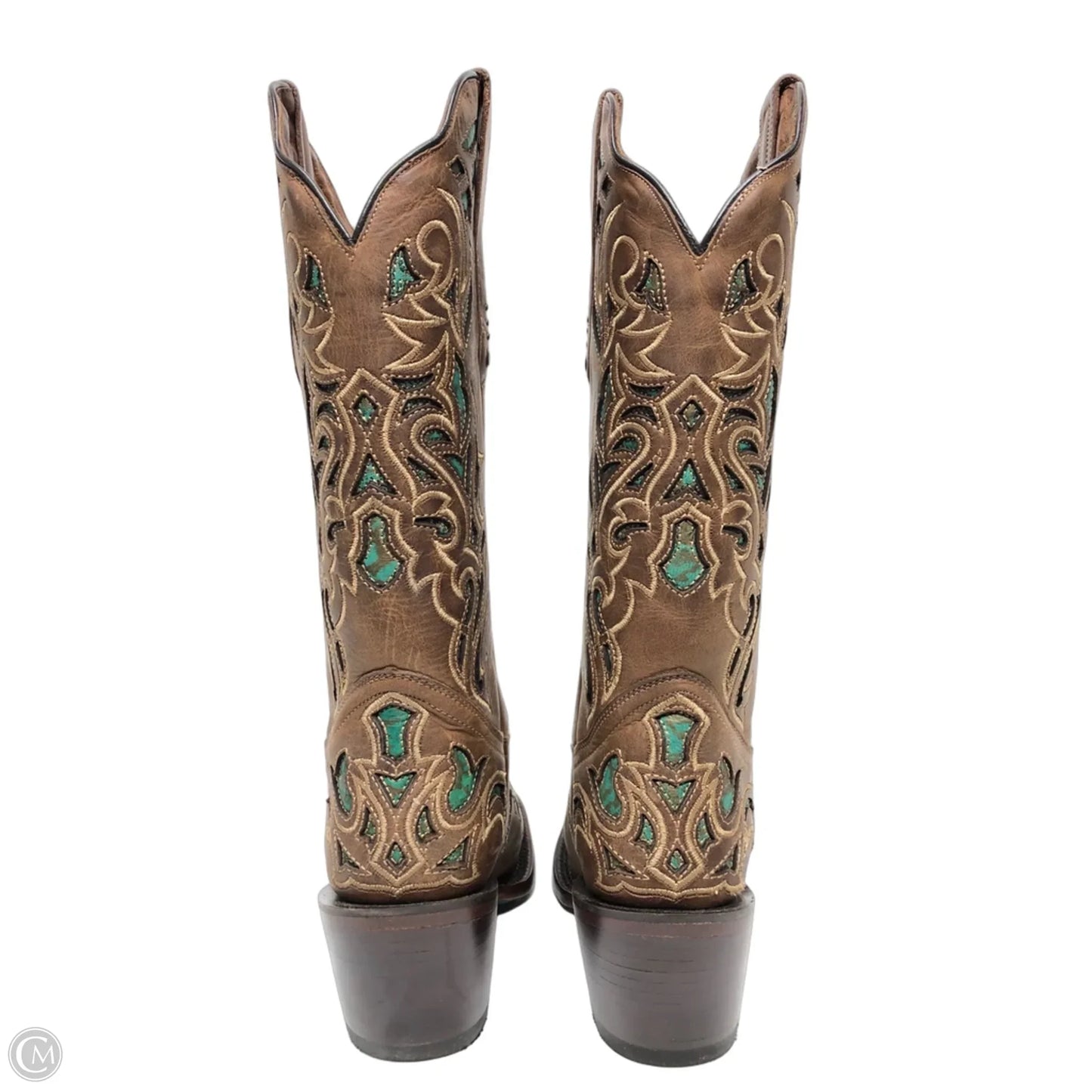 Boots Western By Cma In Brown & Green, Size: 6