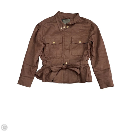 Top Short Sleeve By Banana Republic In Brown, Size: Sp