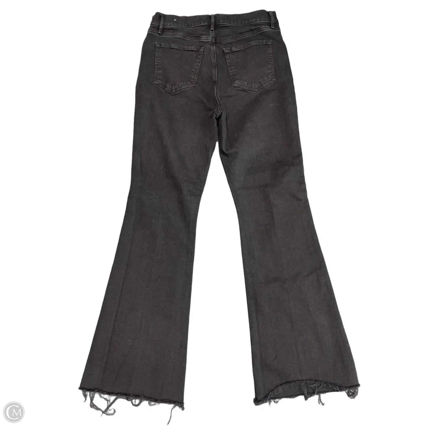 Jeans Flared By Loft In Black, Size: 10