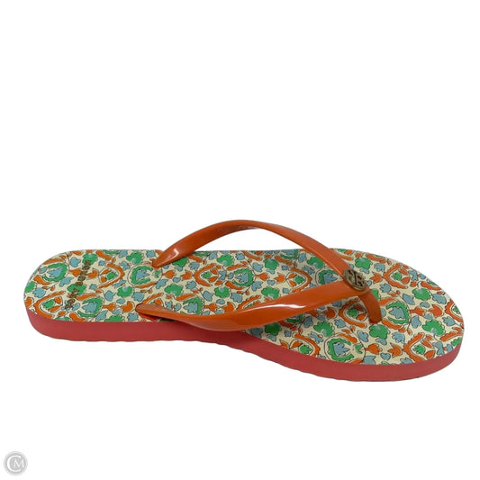 Sandals Designer By Tory Burch In Multi-colored, Size: 8