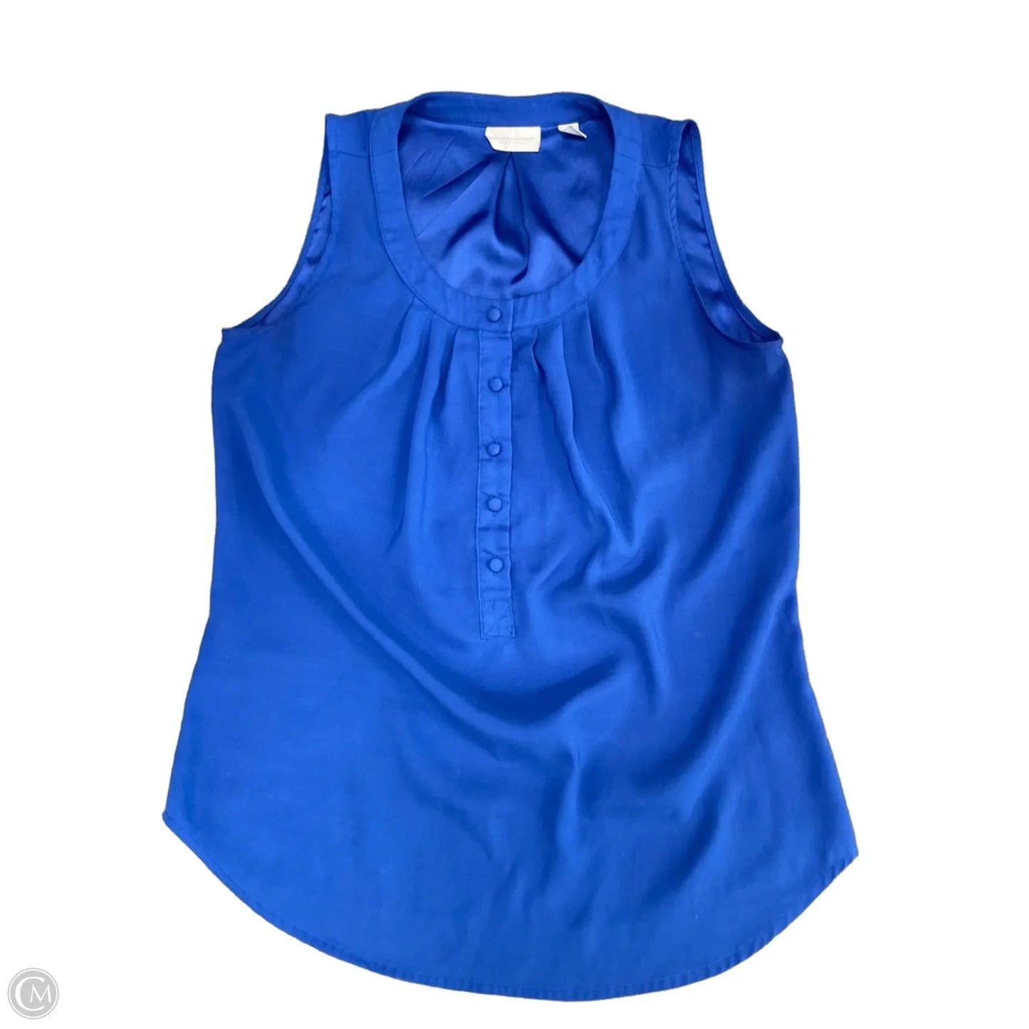 Blouse Sleeveless By New York And Co In Blue, Size: Xs