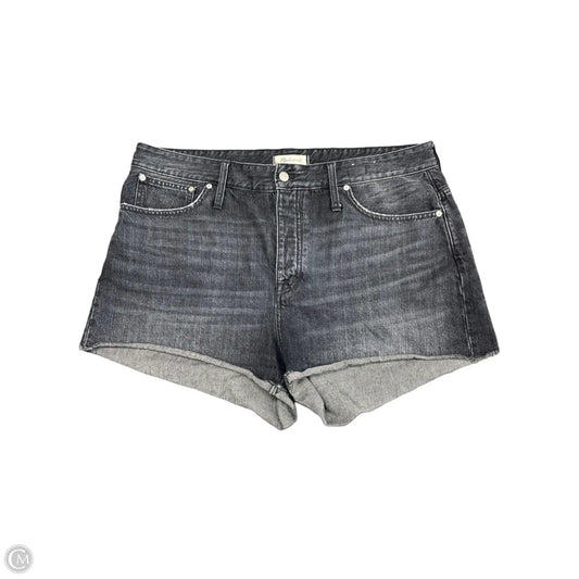Shorts By Madewell In Black Denim, Size: 16
