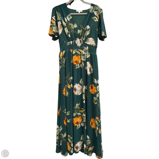 Dress Casual Maxi By Baltic Born In Green, Size: Xl
