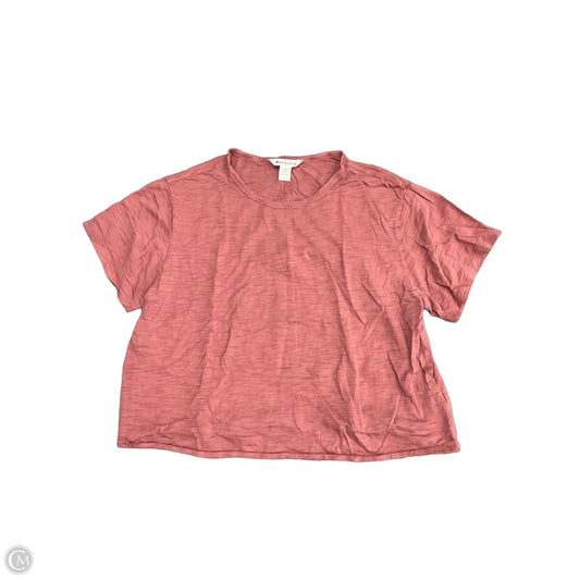 Top Short Sleeve By Athleta In Red, Size: L