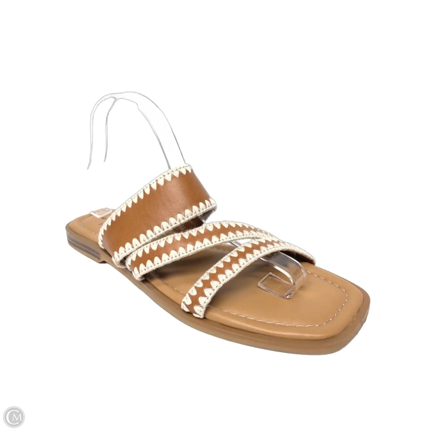 Sandals Flats By Time And Tru In Beige, Size: 9