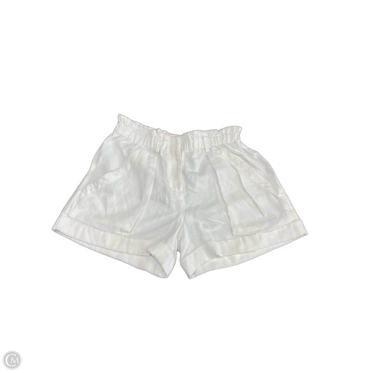 Shorts By Bcbgmaxazria In White, Size: M