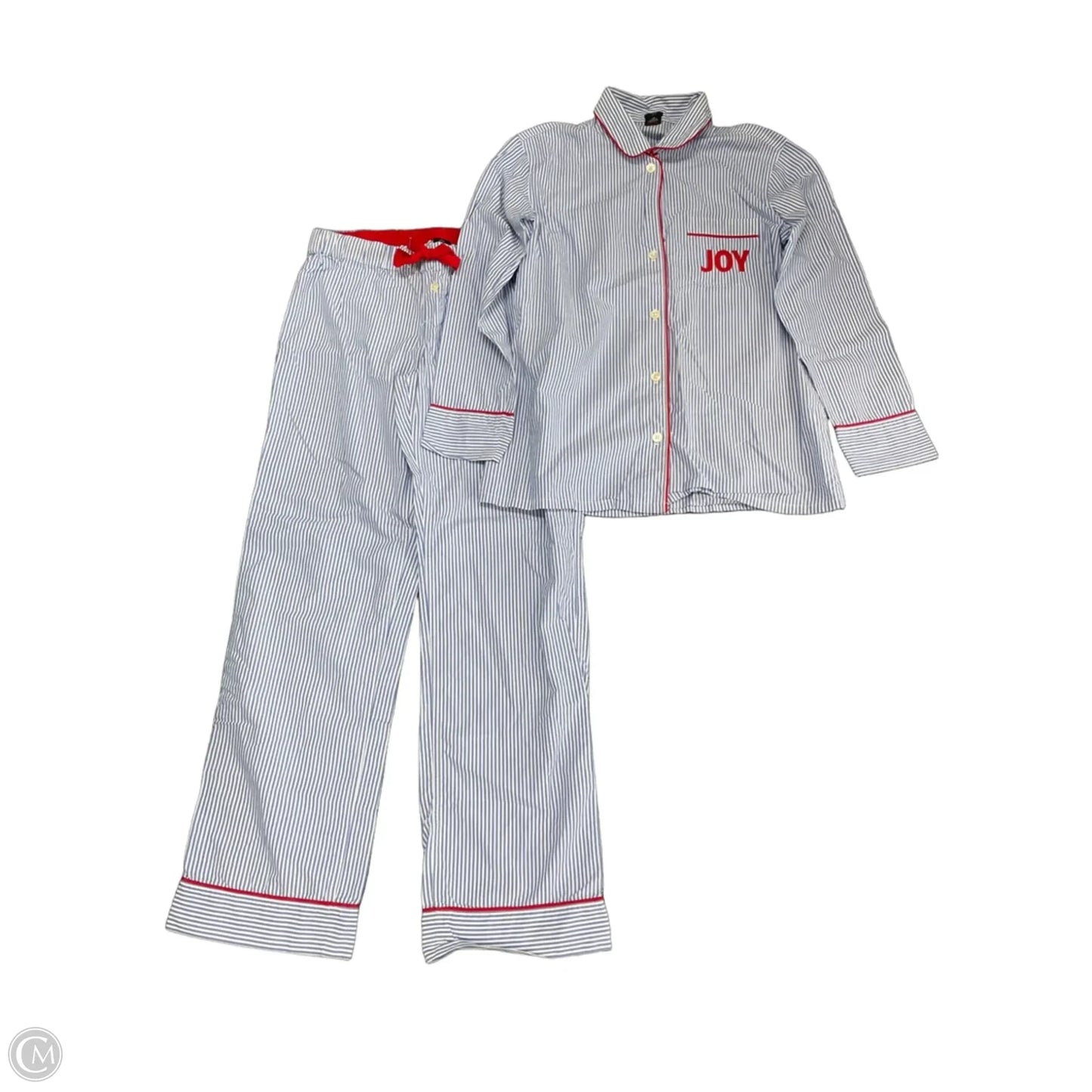 Pajamas 2pc By J. Crew In Blue & White, Size: Xs
