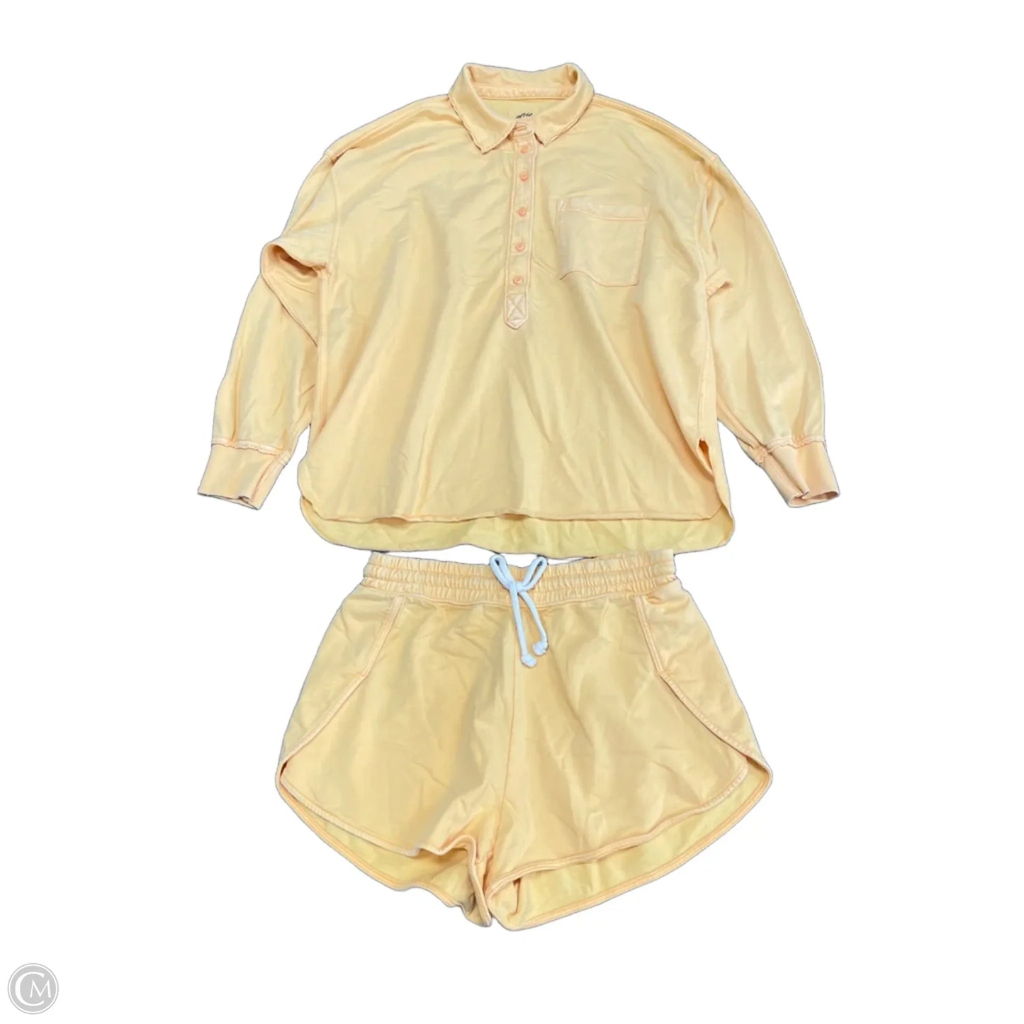 Shorts Set By Aerie In Yellow, Size: S