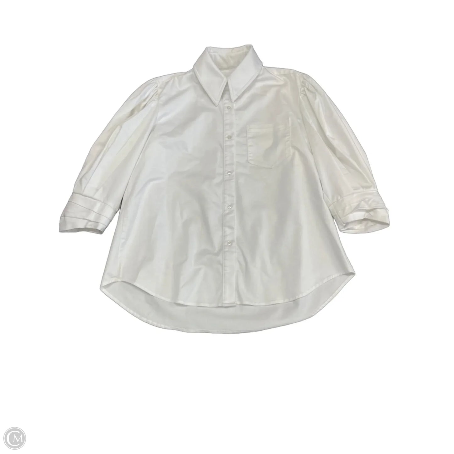 Top 3/4 Sleeve By Jag In White, Size: S