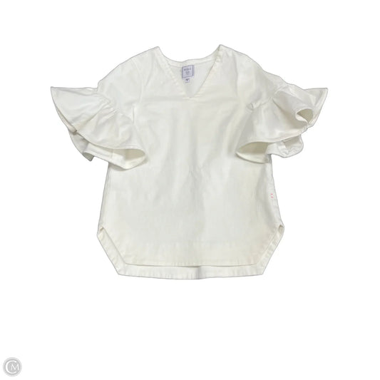 Top Short Sleeve By Cmc In Cream, Size: S