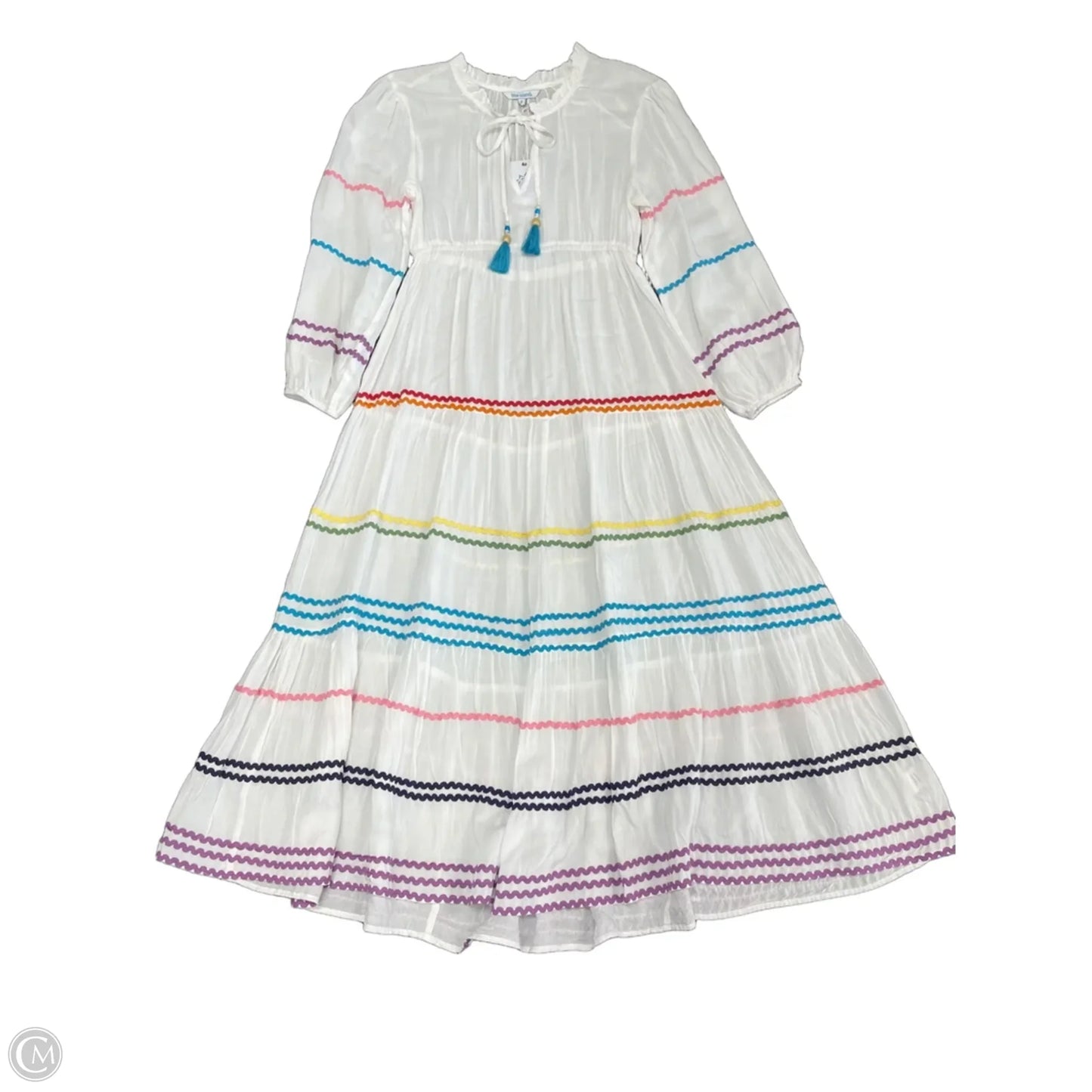 Dress Casual Maxi By Blue Island In White, Size: S