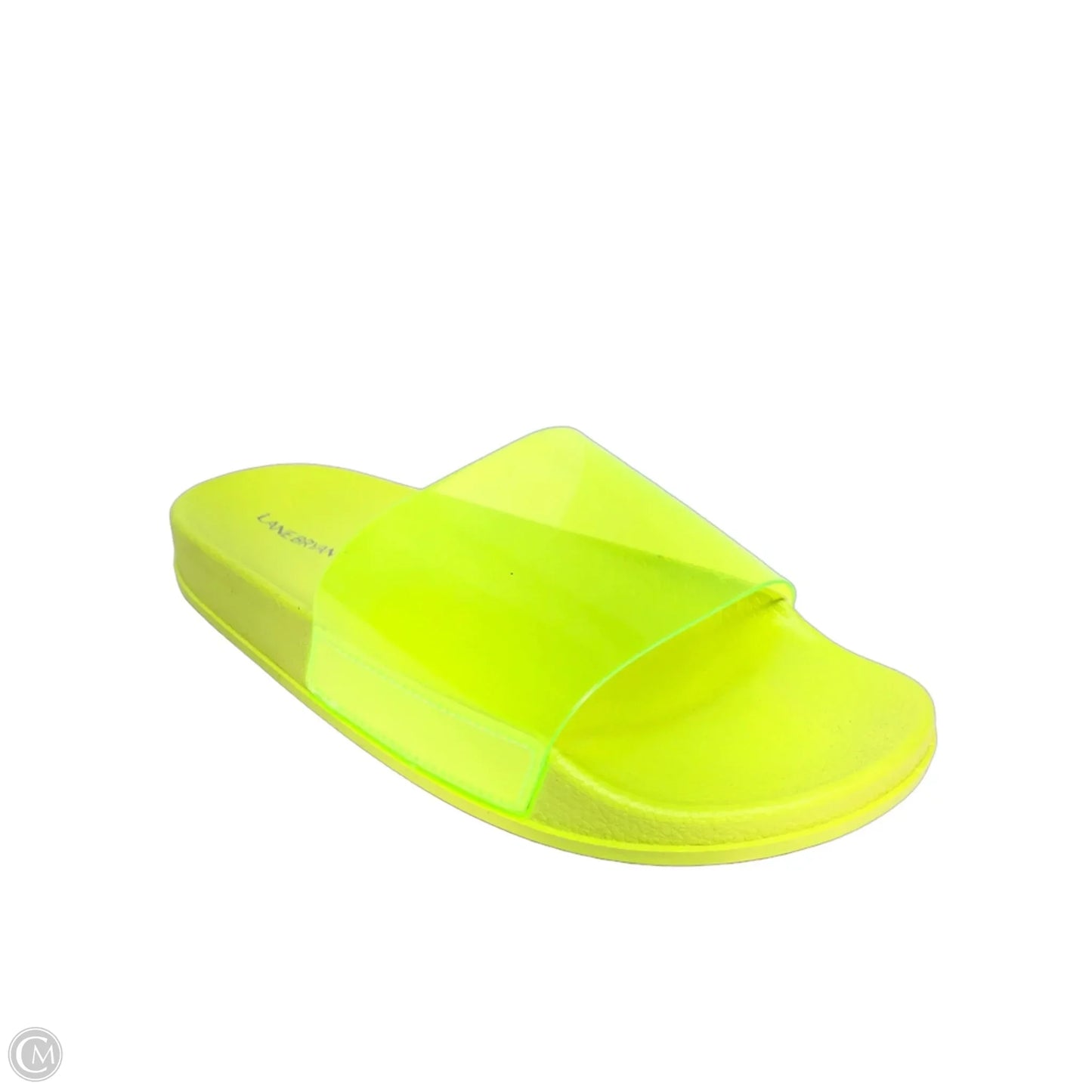 Sandals Flats By Lane Bryant In Yellow, Size: 7