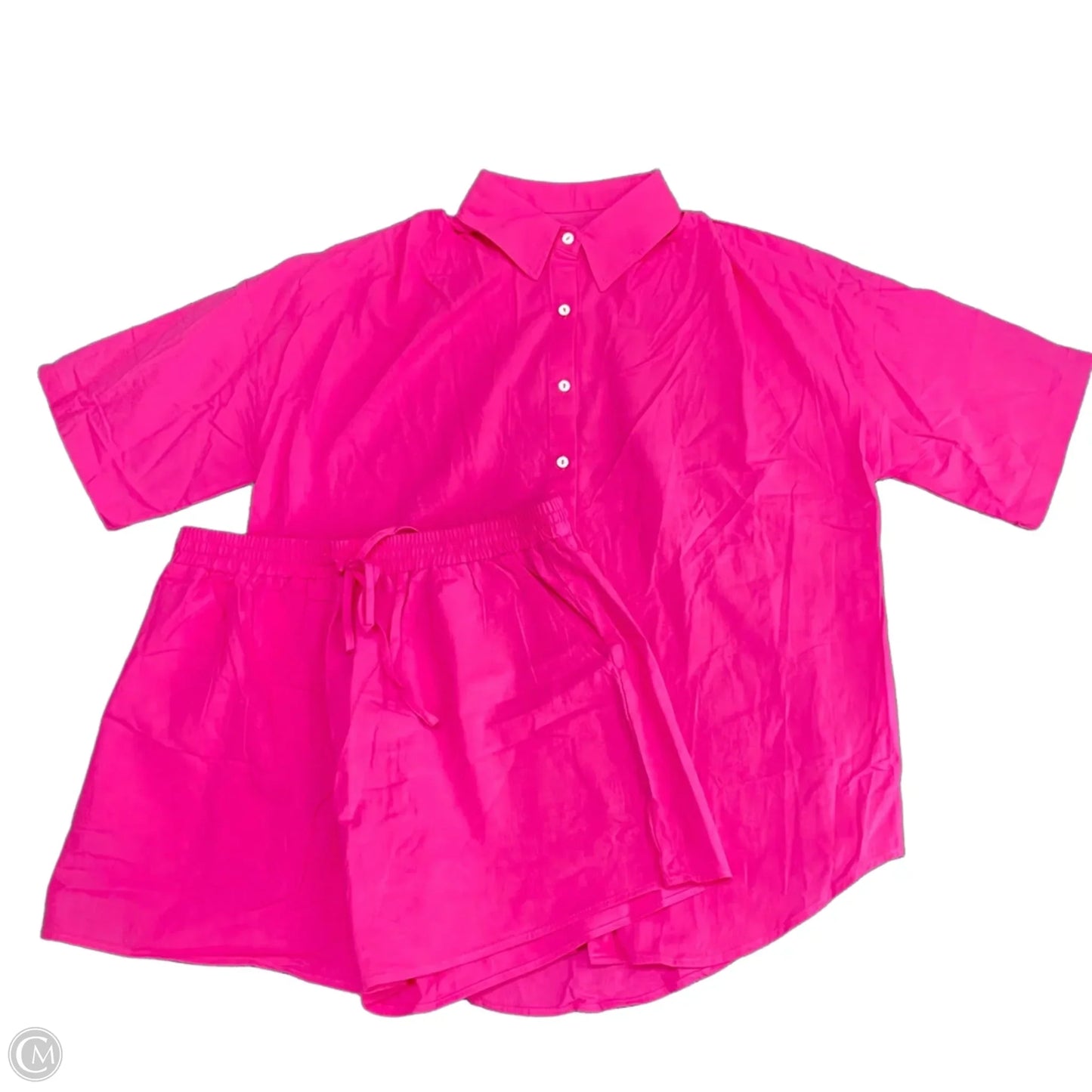 Shorts Set By Cmf In Pink, Size: L