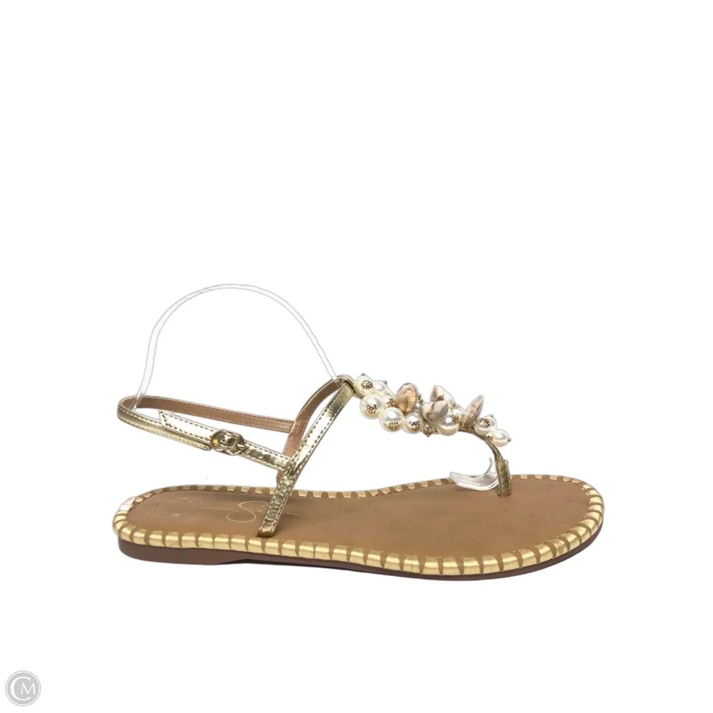 Sandals Flats By Jessica Simpson In Gold, Size: 9