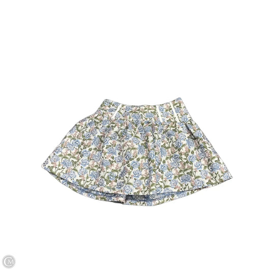 Skirt Mini & Short By Cme In Floral Print, Size: M