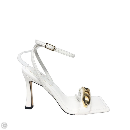 Sandals Heels Block By Good American In White, Size: 10