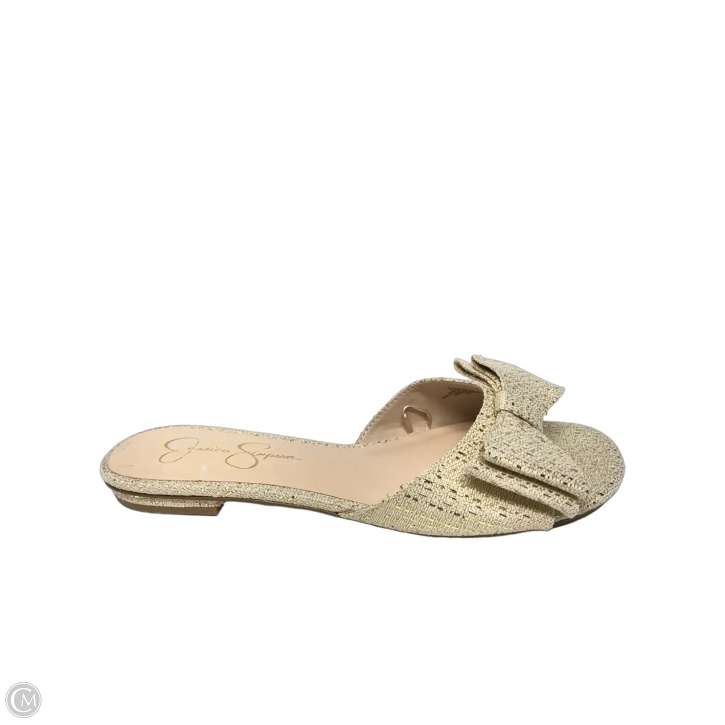 Sandals Flats By Jessica Simpson In Beige, Size: 10