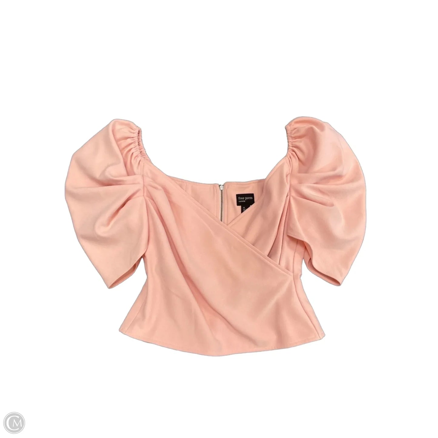 Blouse Short Sleeve By Free Press In Pink, Size: Xs