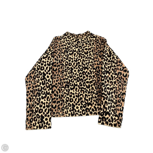 Sweater By Milly In Animal Print, Size: S