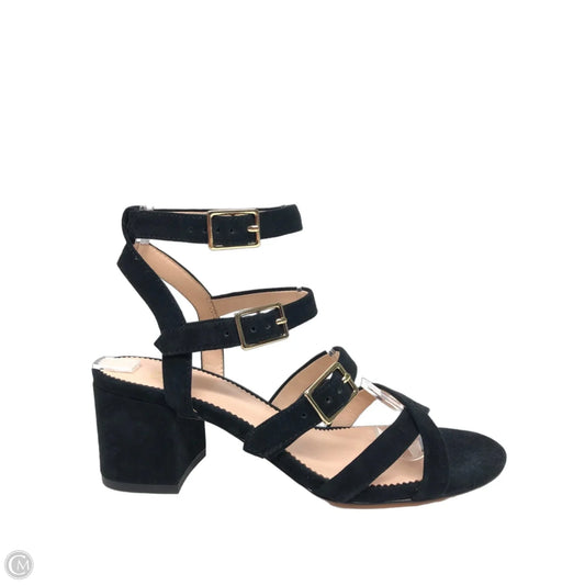 Sandals Heels Block By J. Crew In Black, Size: 6