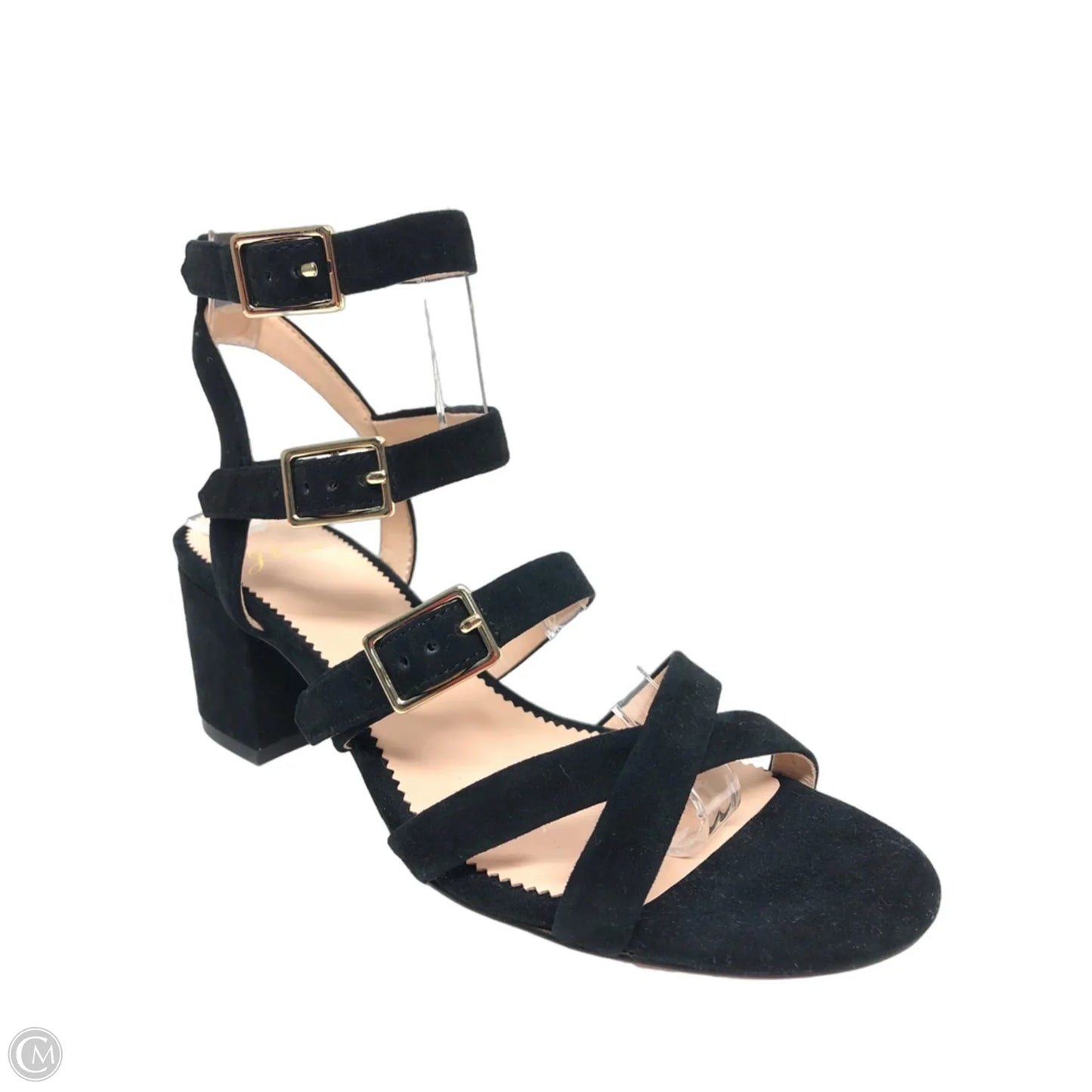 Sandals Heels Block By J. Crew In Black, Size: 6