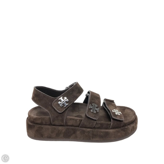 Sandals Designer By Tory Burch In Brown, Size: 6