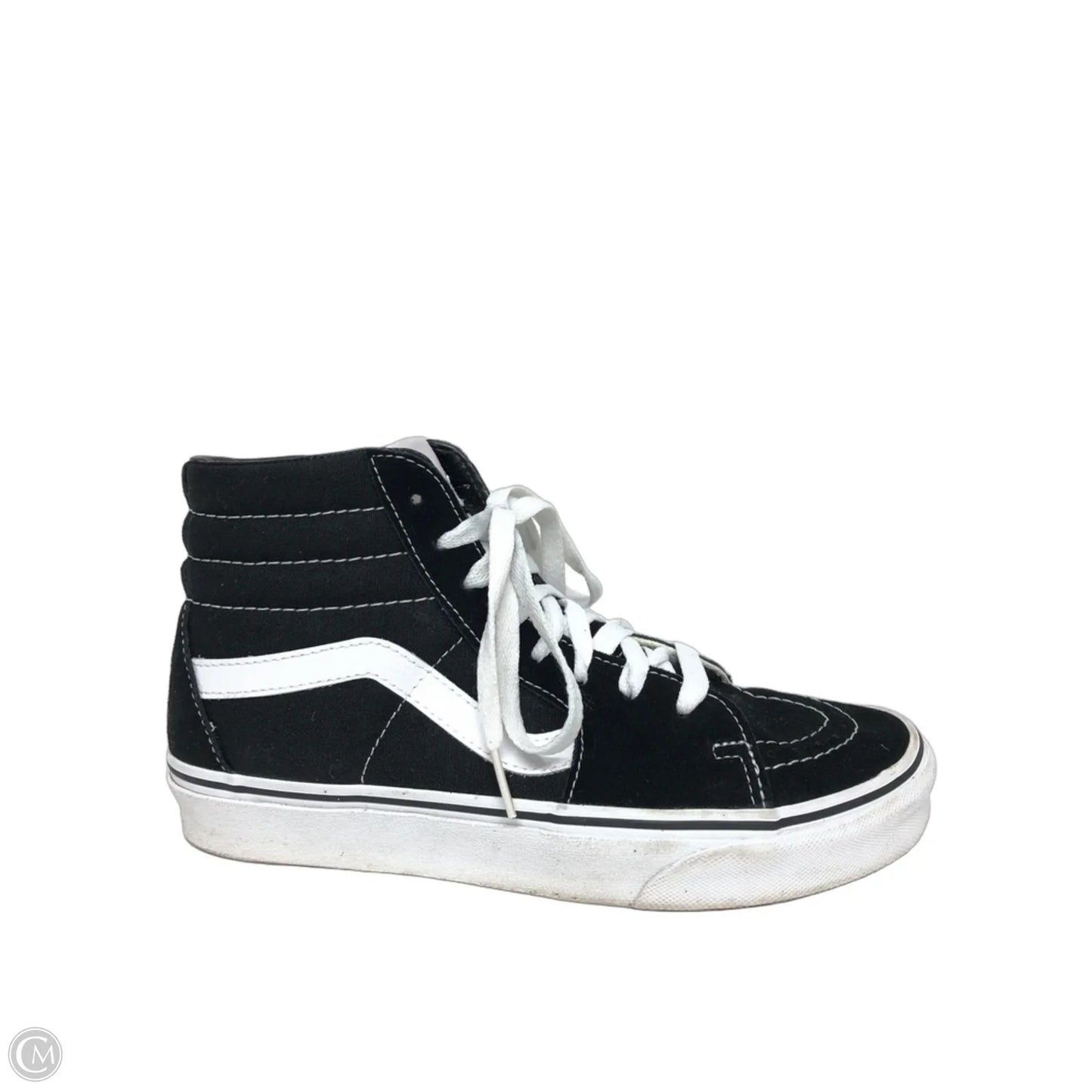 Shoes Sneakers By Vans In Black, Size: 8.5