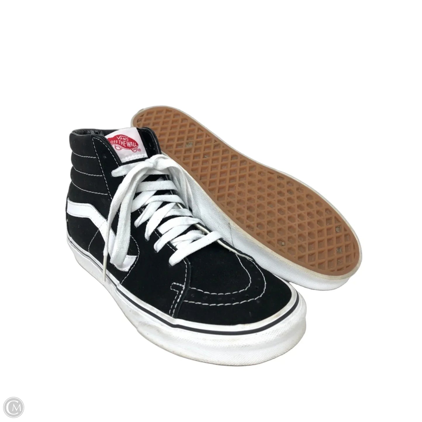 Shoes Sneakers By Vans In Black, Size: 8.5