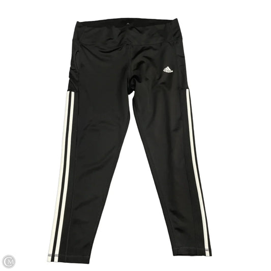 Athletic Leggings By Adidas In Black, Size: 2x