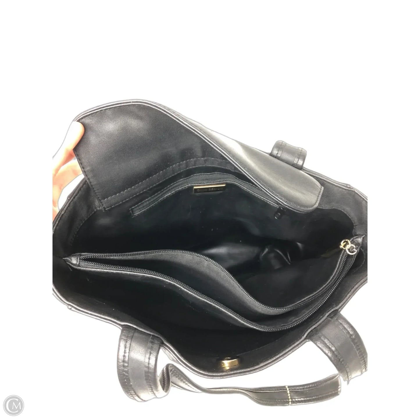 Handbag Leather By Giani Bernini, Size: Medium