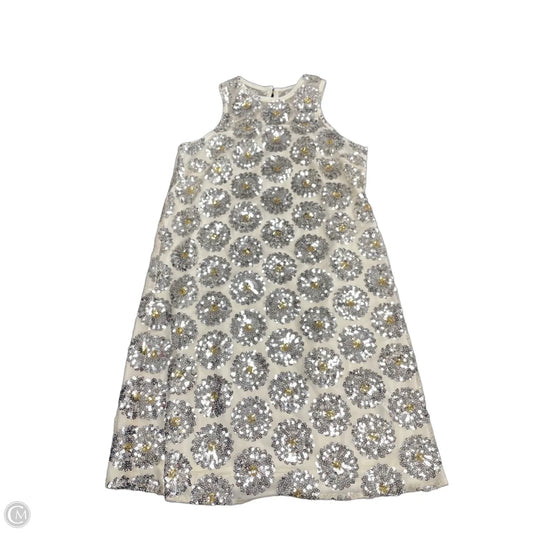 Dress Casual Midi By Trina Turk In Silver, Size: S