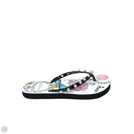 Sandals Flip Flops By Brighton In Multi-colored, Size: 7
