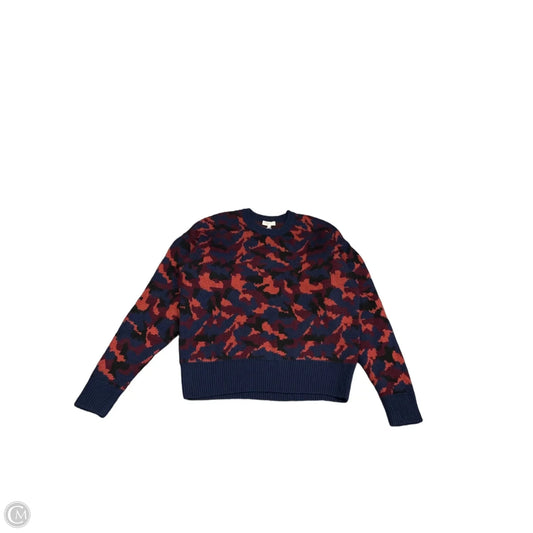 Sweater By Joie In Blue & Orange, Size: M