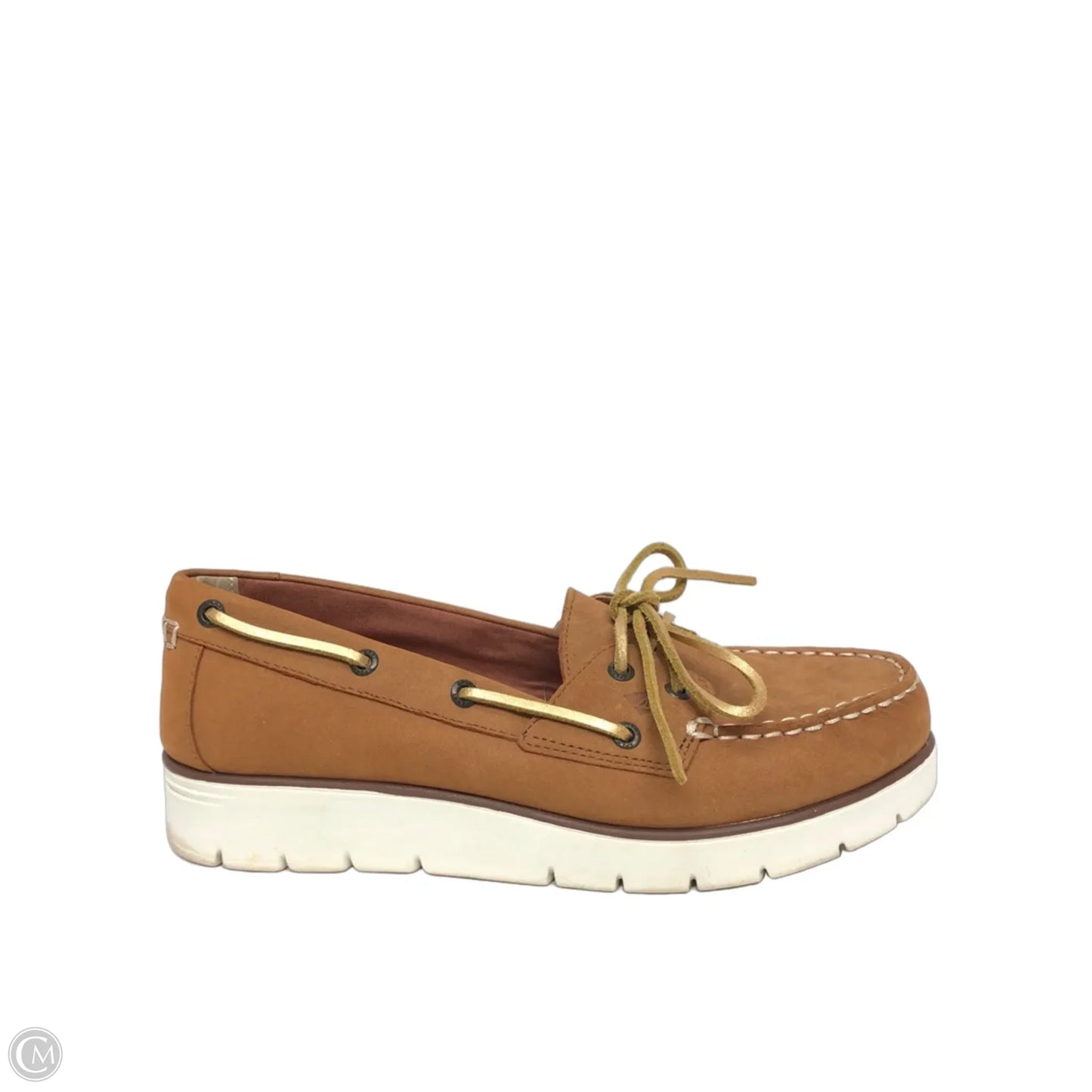 Shoes Heels Wedge By Sperry In Tan, Size: 9
