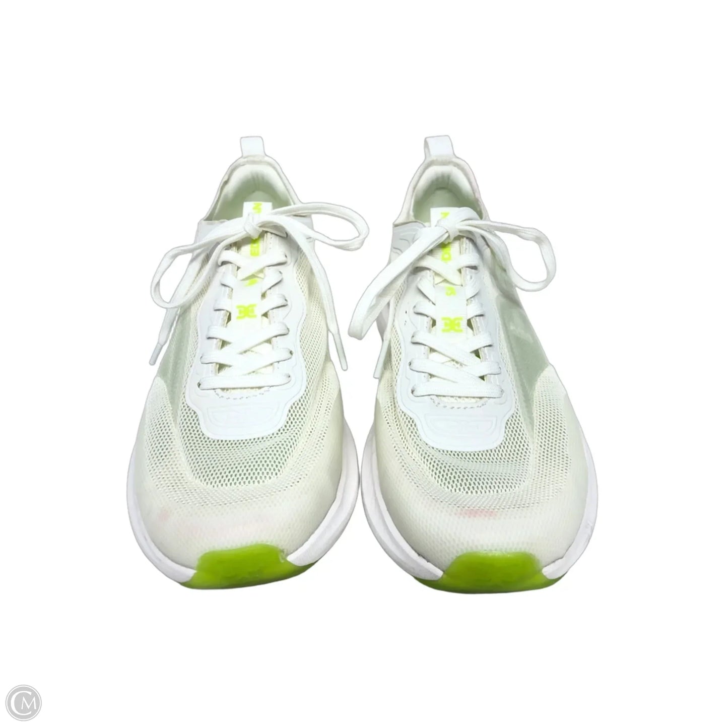 Shoes Sneakers By Sam Edelman In Green & White, Size: 10