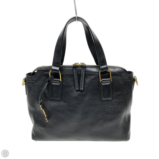 Crossbody Leather By Fossil, Size: Medium