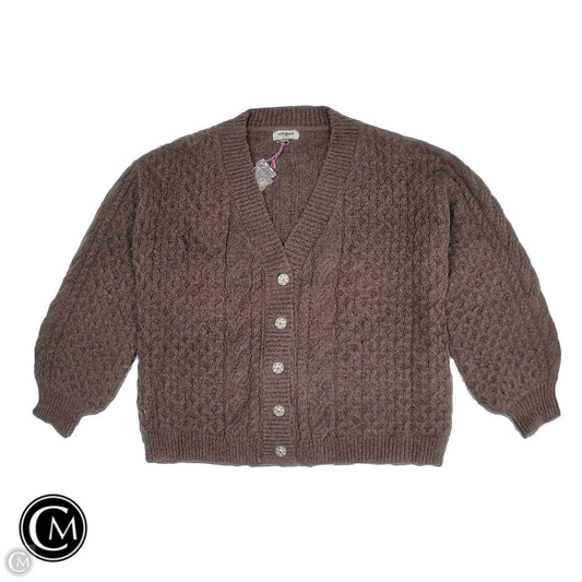 Sweater Cardigan By Umgee In Brown, Size: M