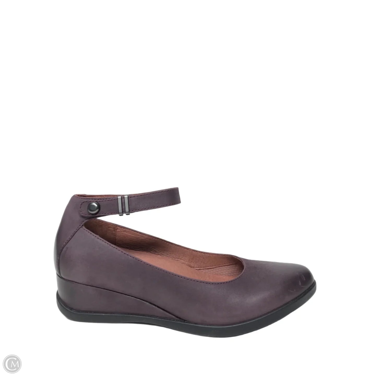 Shoes Heels Wedge By Dansko In Purple, Size: 9.5