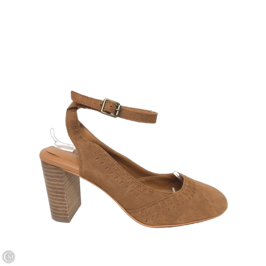 Shoes Heels Block By Lucky Brand In Tan, Size: 8.5