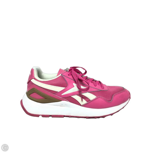 Shoes Sneakers By Reebok In Pink, Size: 10