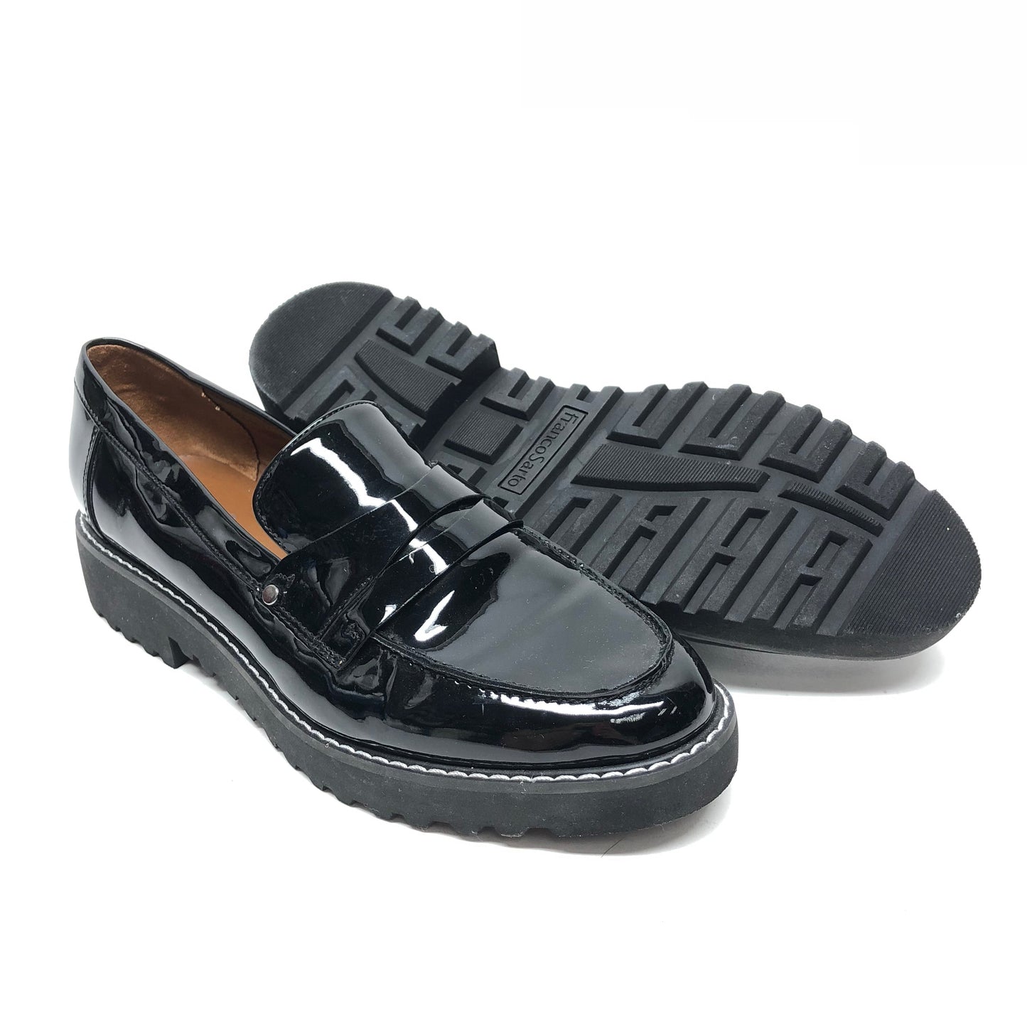 Black Shoes Flats Franco Sarto, Size 8.5