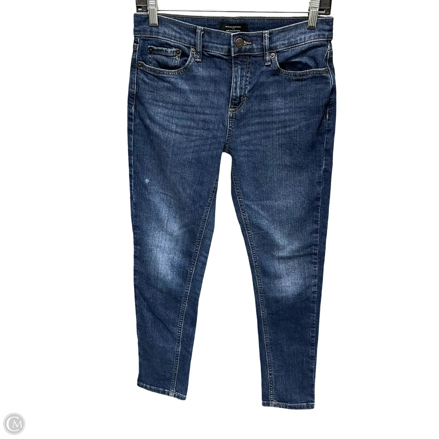 Jeans Skinny By Banana Republic In Blue, Size: 0