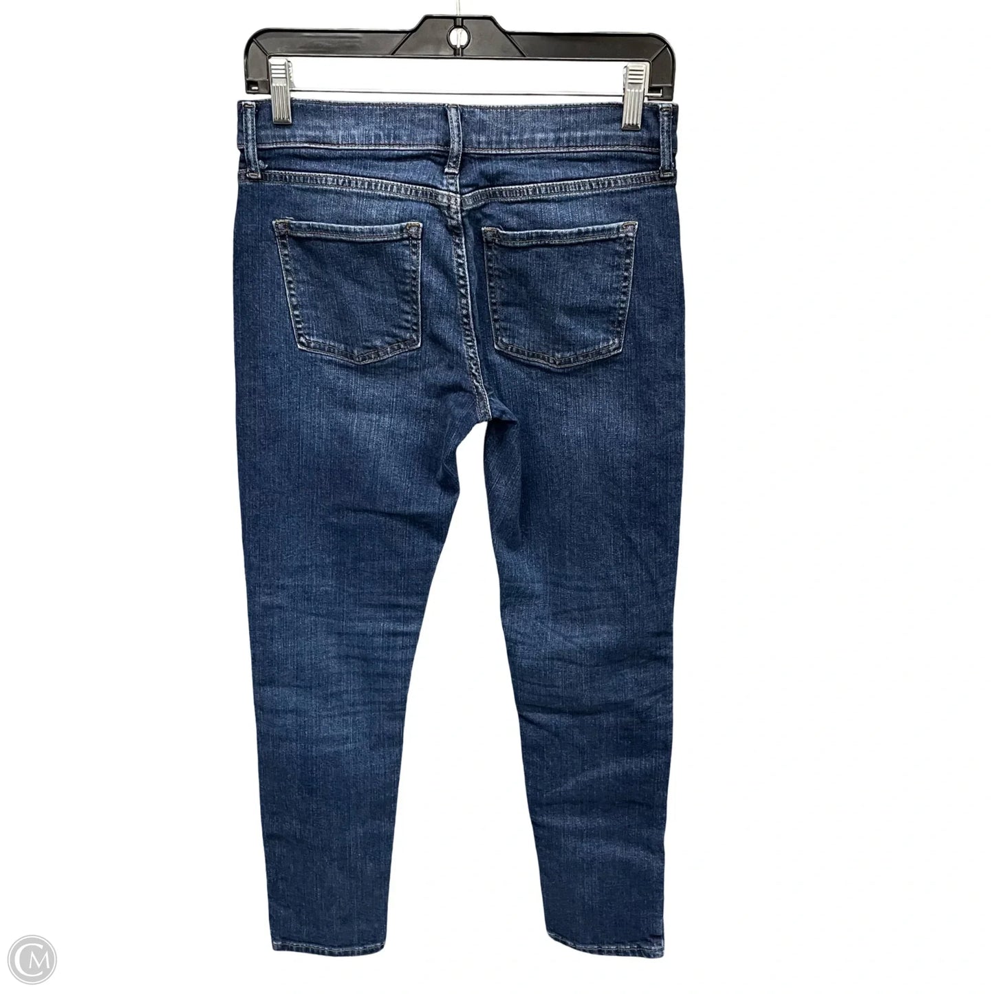 Jeans Skinny By Banana Republic In Blue, Size: 0