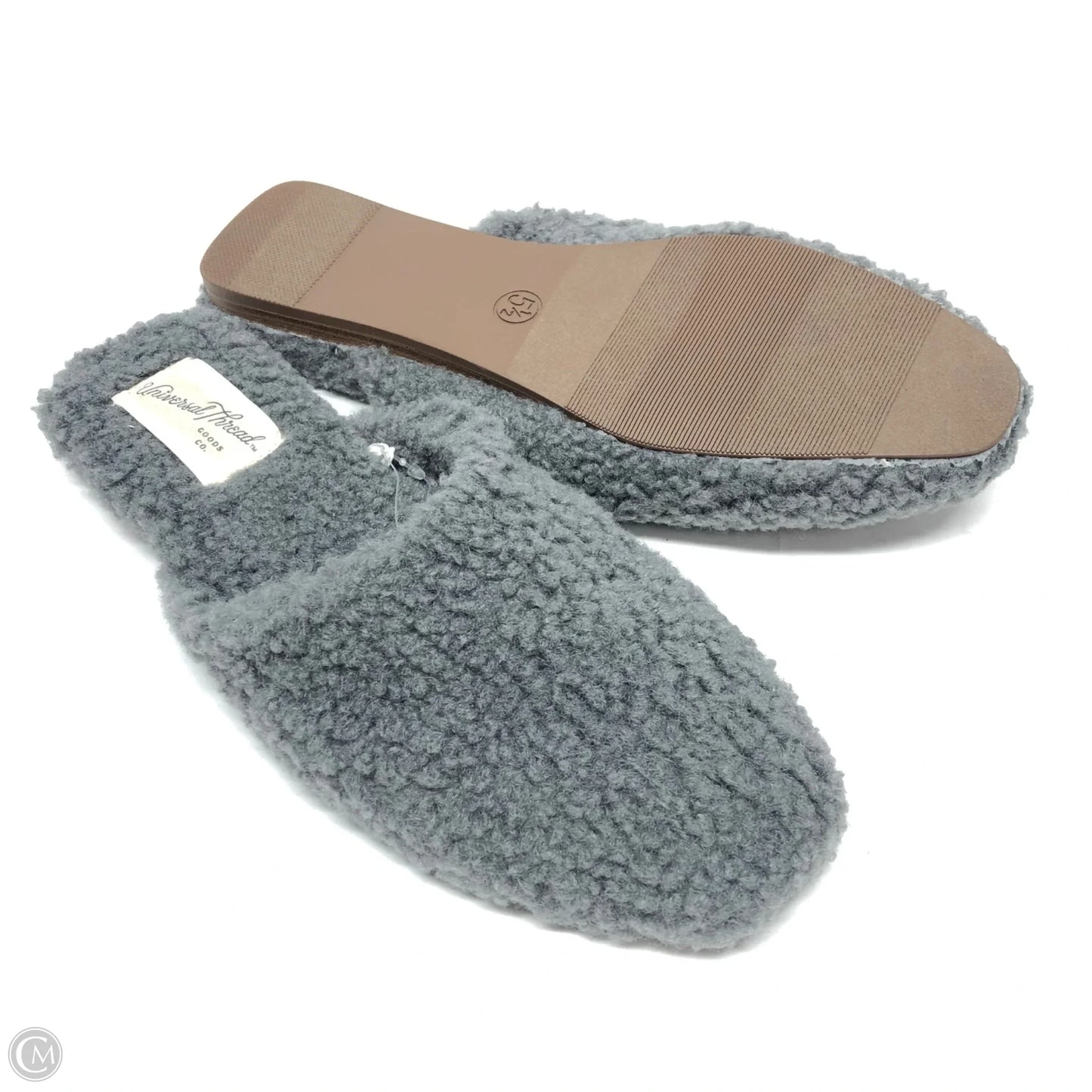 Shoes Flats By Universal Thread In Grey, Size: 5.5