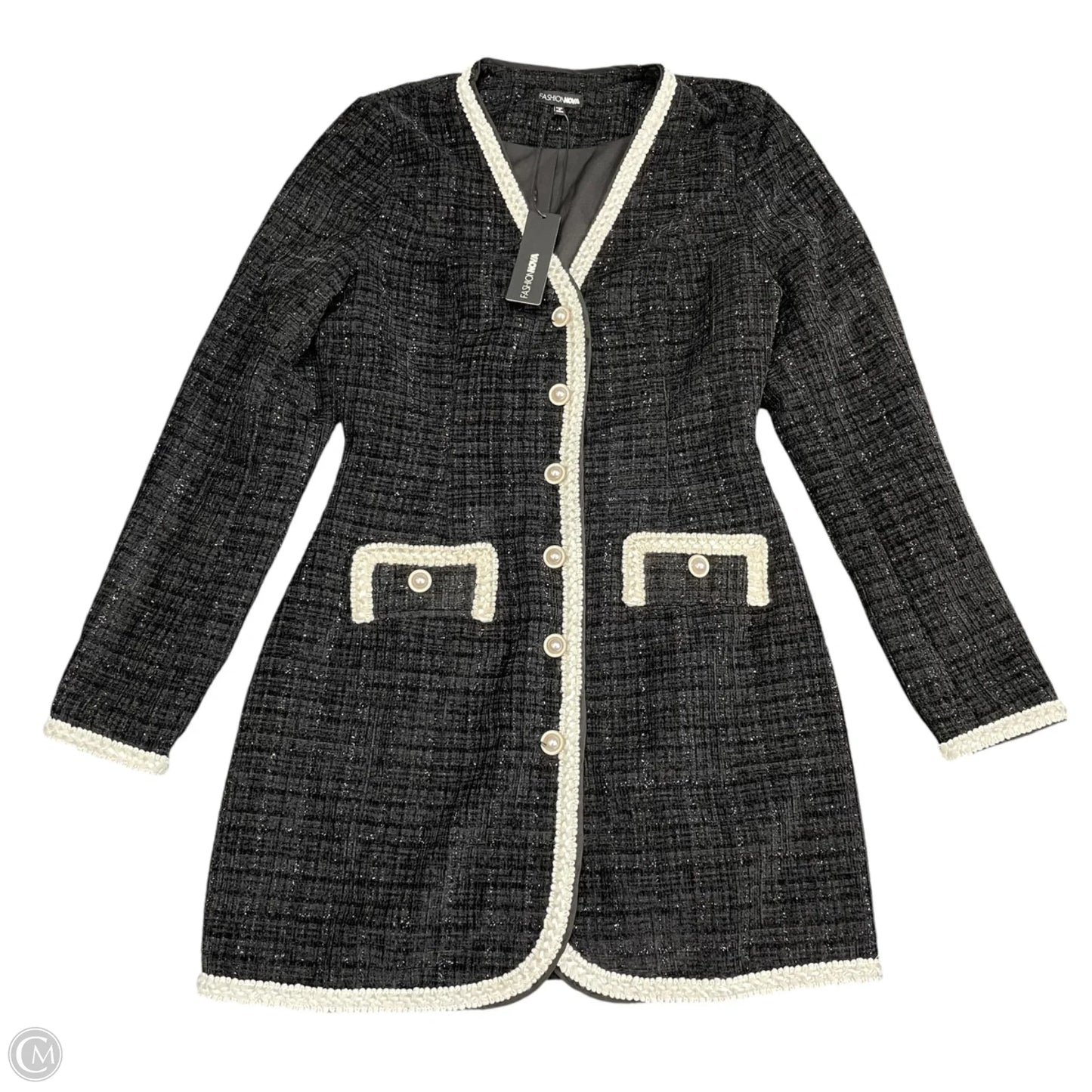 Dress Casual Short By Fashion Nova In Black, Size: S