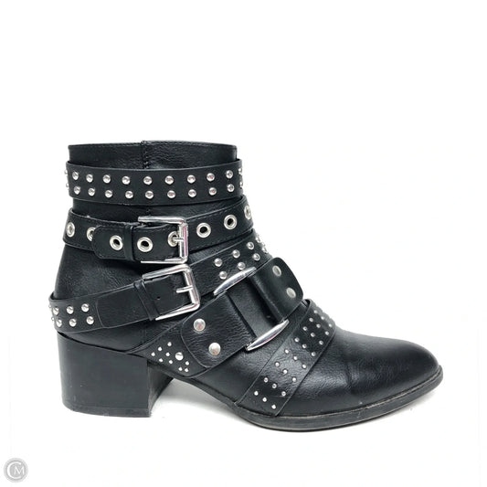 Boots Ankle Heels By Fergalicious In Black, Size: 6.5