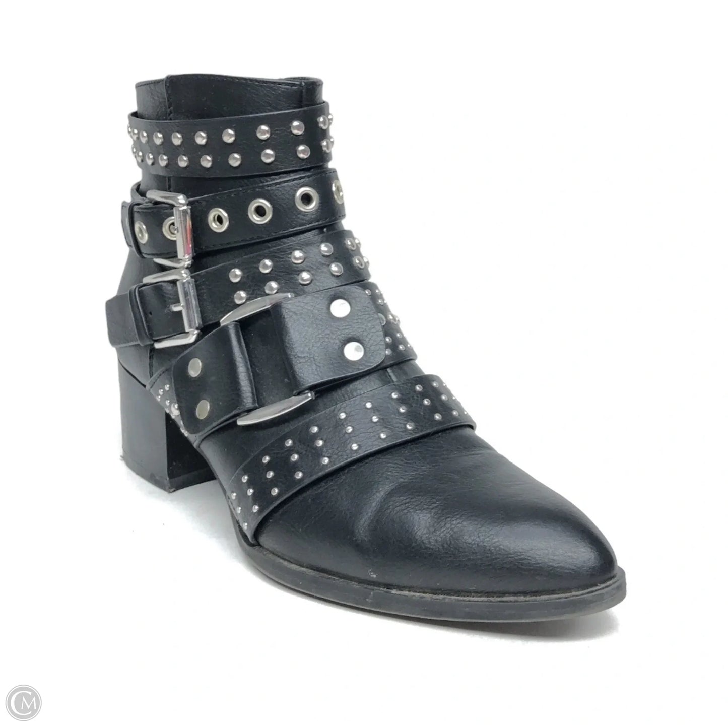 Boots Ankle Heels By Fergalicious In Black, Size: 6.5