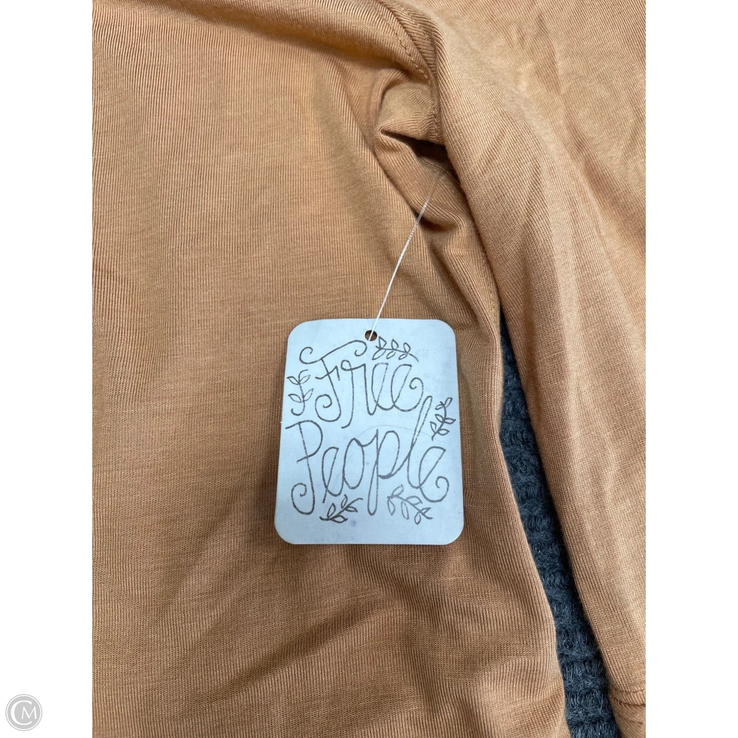 Top Long Sleeve By Free People In Orange, Size: Xs
