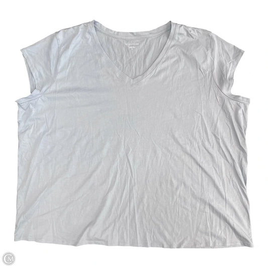 Top Short Sleeve By Eileen Fisher In Purple, Size: 3x